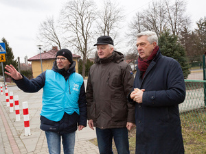 Poland. High Commissioner visits Medyka Polish border crossing and reception centre
