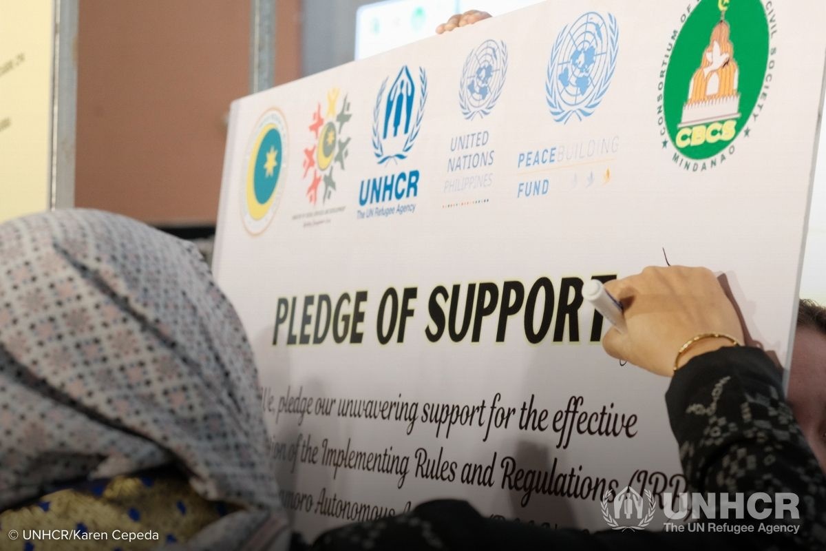 IDP champions signed the pledge of support