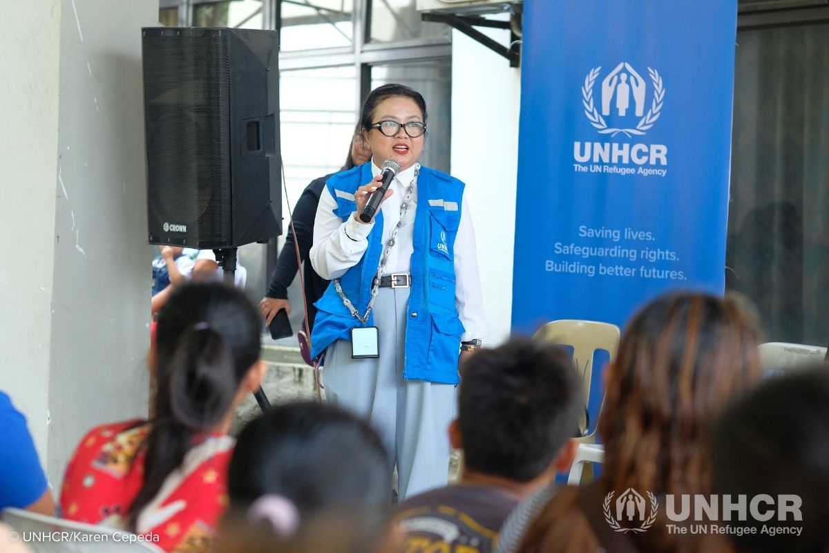 UNHCR Philippines Head of National Office Maria Ermina Valdeavilla-Gallardo