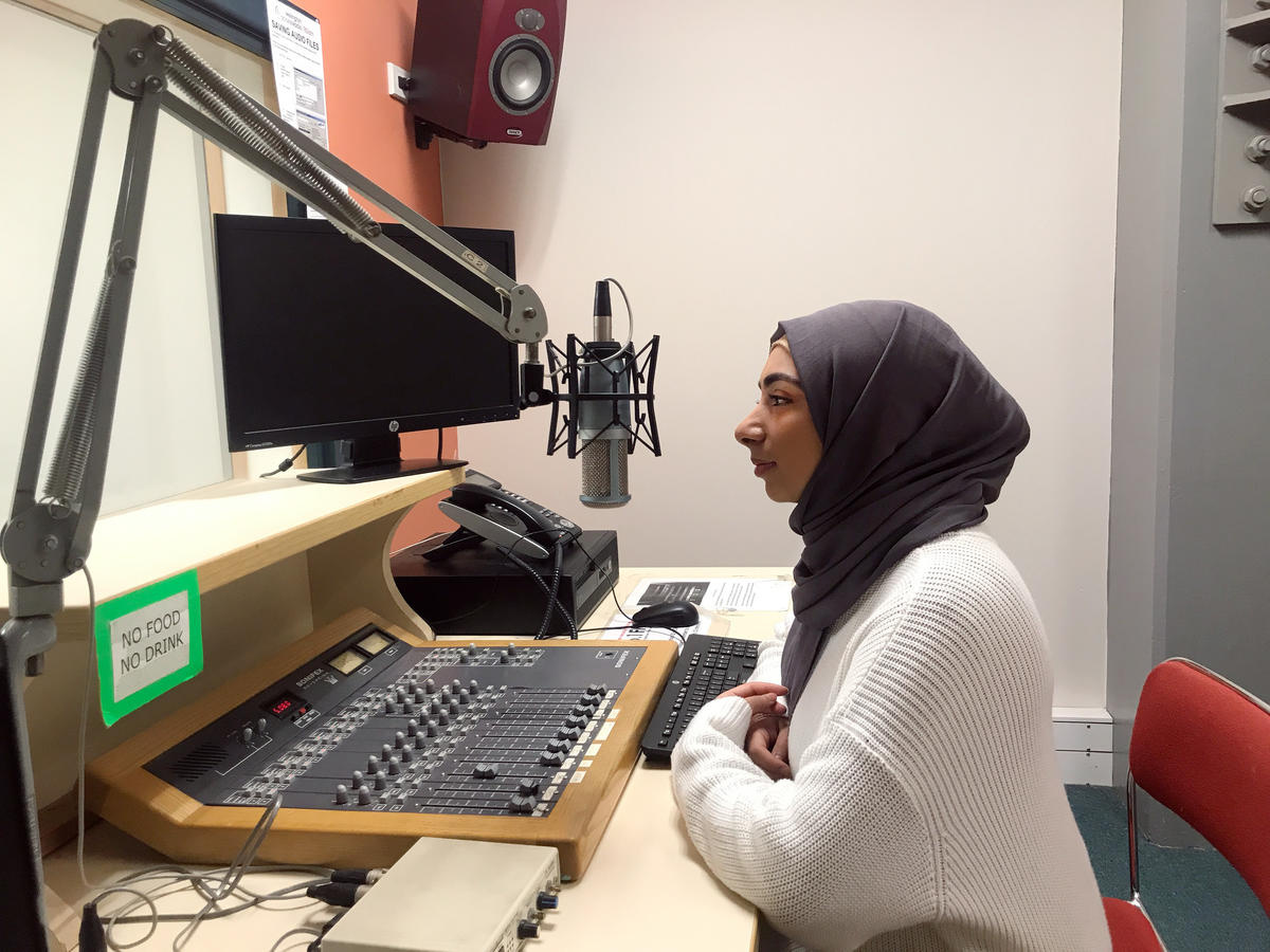 New Zealand. Twenty-year-old former Iraqi refugee, Narjis Al-Zaidi is a university student and presenter of a radio programme called "Voice of Aroha"