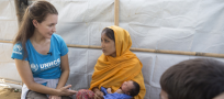 UNHCR Goodwill Ambassador Kristin Davis calls for urgent action for Rohingya refugee children