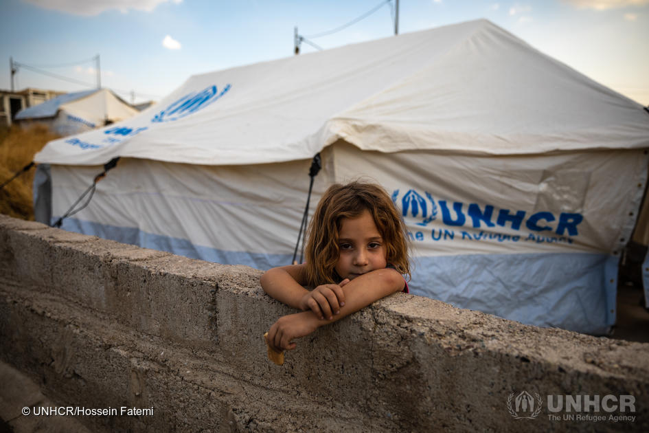 Iraq. UNHCR provides aid and shelter to refugees fleeing north-east Syria