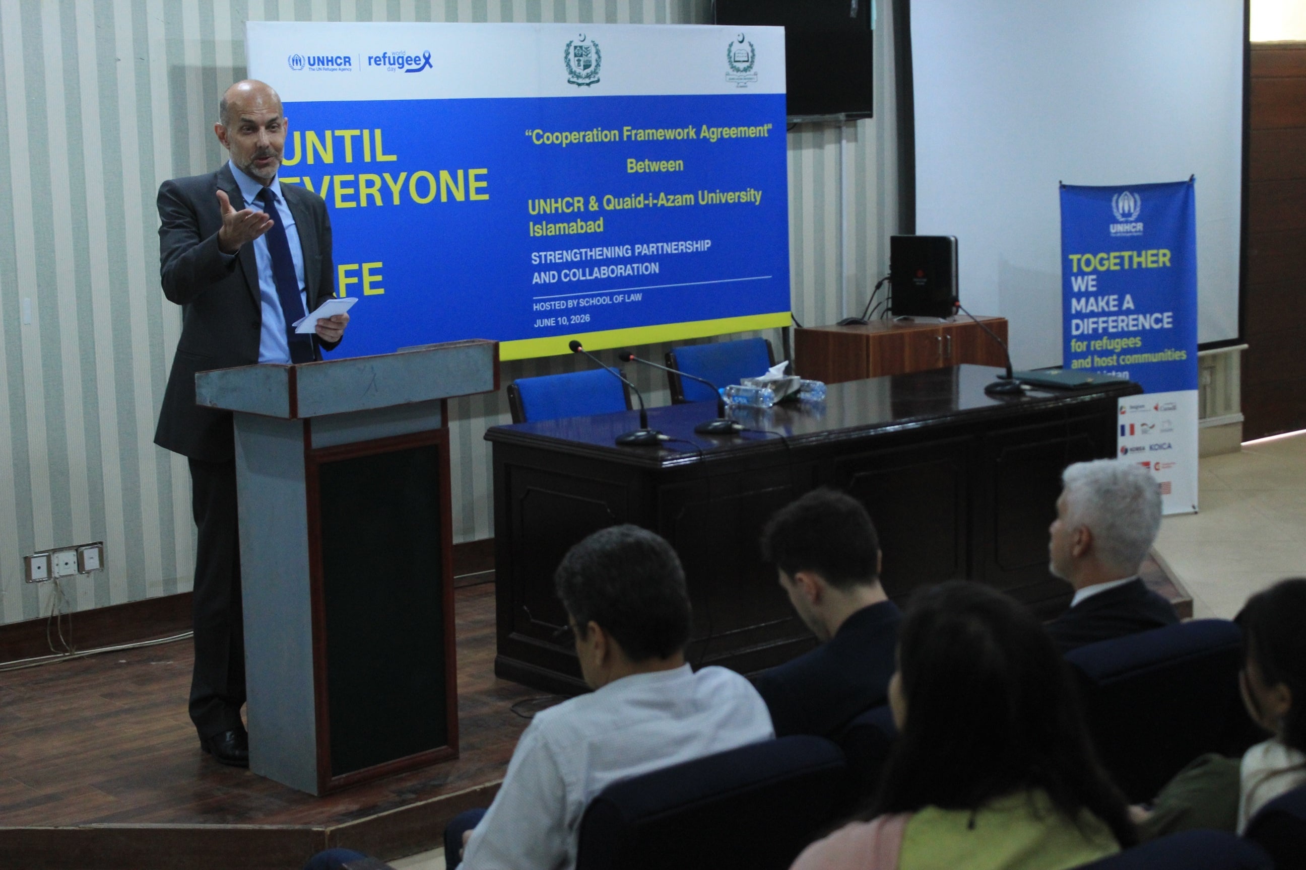 Welcoming the initiative, Ambassador of Switzerland, Georg Steiner, underscored that protection and solutions begin with knowledge, evidence, and informed policymaking.