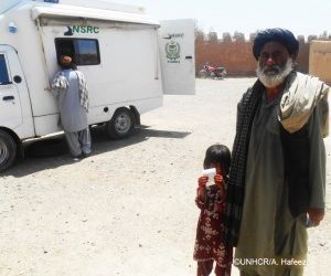 News Story – Mobile registration teams provide services to remote Afghan refugees on their doorsteps