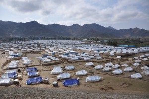 A view of IDP camp in one of the tribal Agencies. UNHCR/© QK Afridi 