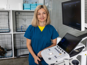 Viktoriia works as a veterinarian Płock. 