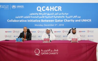 قطر الخيرية ومفوضية اللاجئين تطلقان مبادرة ”QC4HCR“ لتنسيق الشراكة والتعاون بينهما