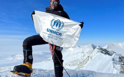 Raising the refugee cause to new heights: UNHCR partners with pioneering Qatari mountain climber