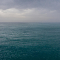 Italy. The sea in Catania