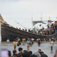 Indonesia. Rohingya refugees seek safety in Aceh after dangerous voyage