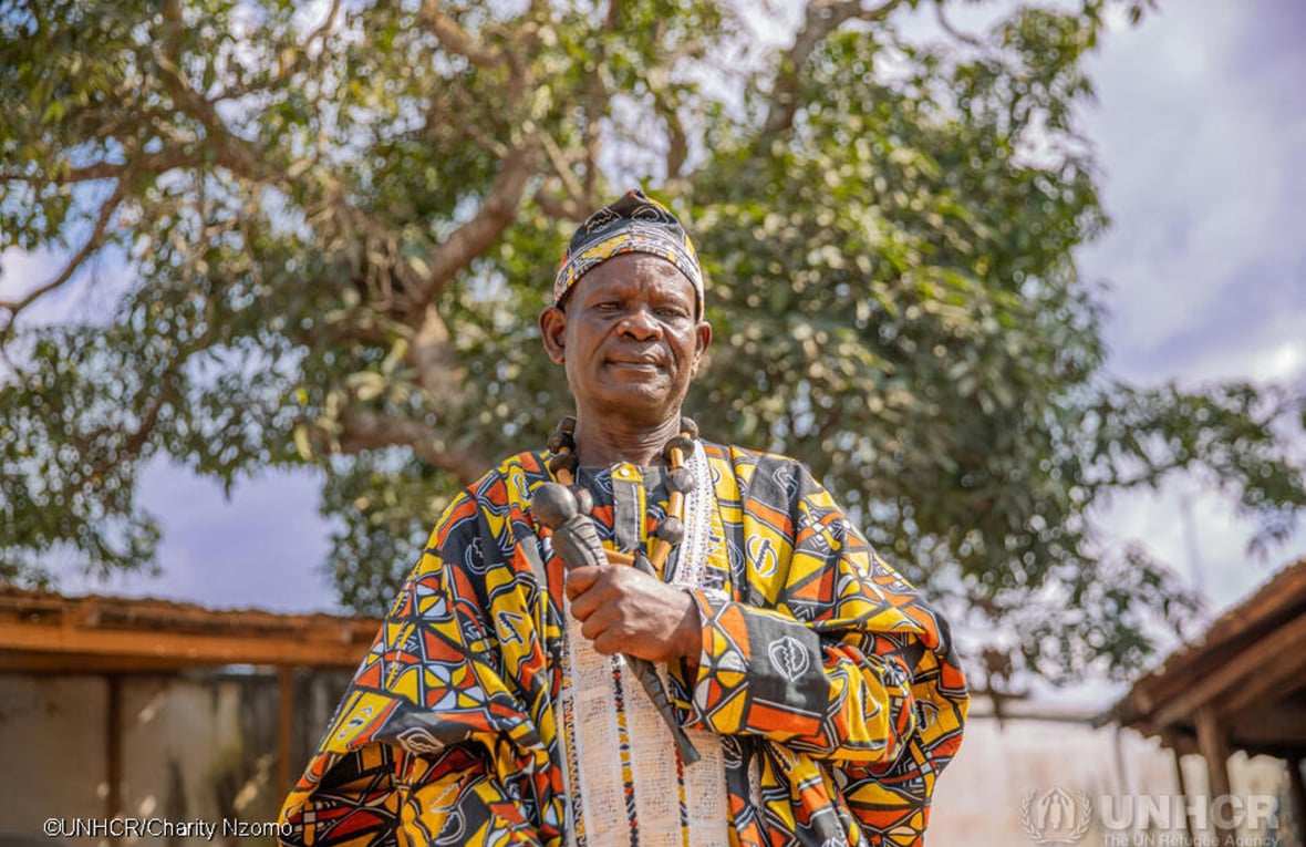 Martin Azia Sodea, șeful satului Gado-Badzéré din Camerun, este laureatul Premiului Global Nansen pentru Refugiați al UNHCR pentru anul 2025.