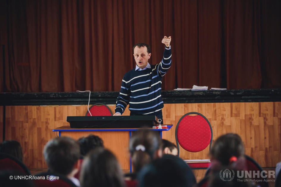 Romania. Refugee children find their voice in inclusive choirs
