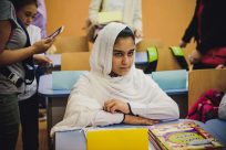 Copii refugiați afgani bucuroși să meargă la școală în România