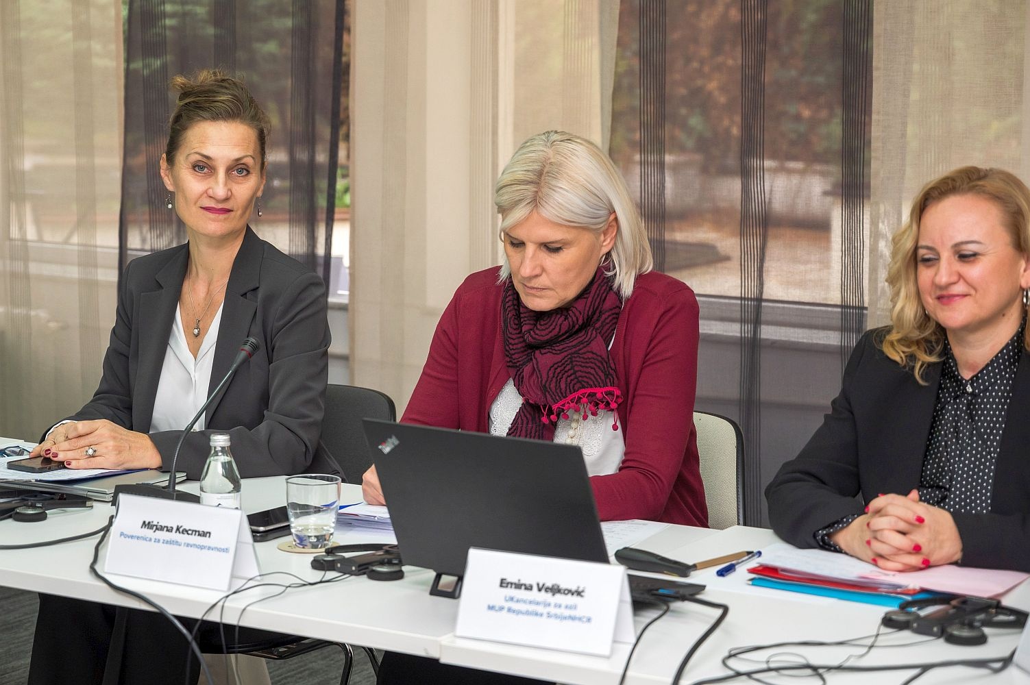 Slađana Andrian Sredojević, Udruženje banaka Srbije, Mirjana Kecman, Poverenik za zaštitu ravnopravnosti, Emina Veljković, MUP Srbije Kancelarija za azil