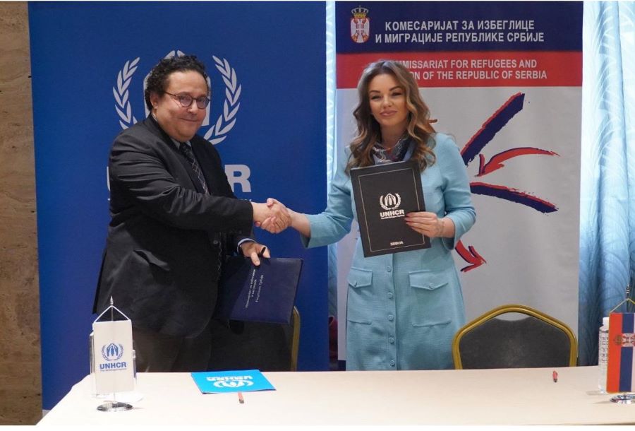 The signing of the Letter of Understanding between UNHCR and KIRS, April 2024 ©KIRS