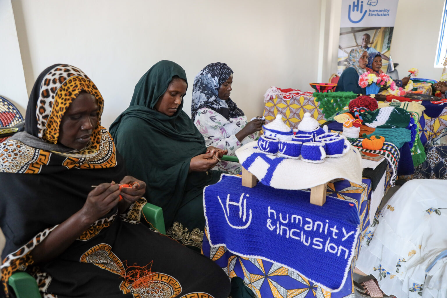 Ragina participated in sewing and handicraft activities as a form of psychosocial support during her time at the ETM