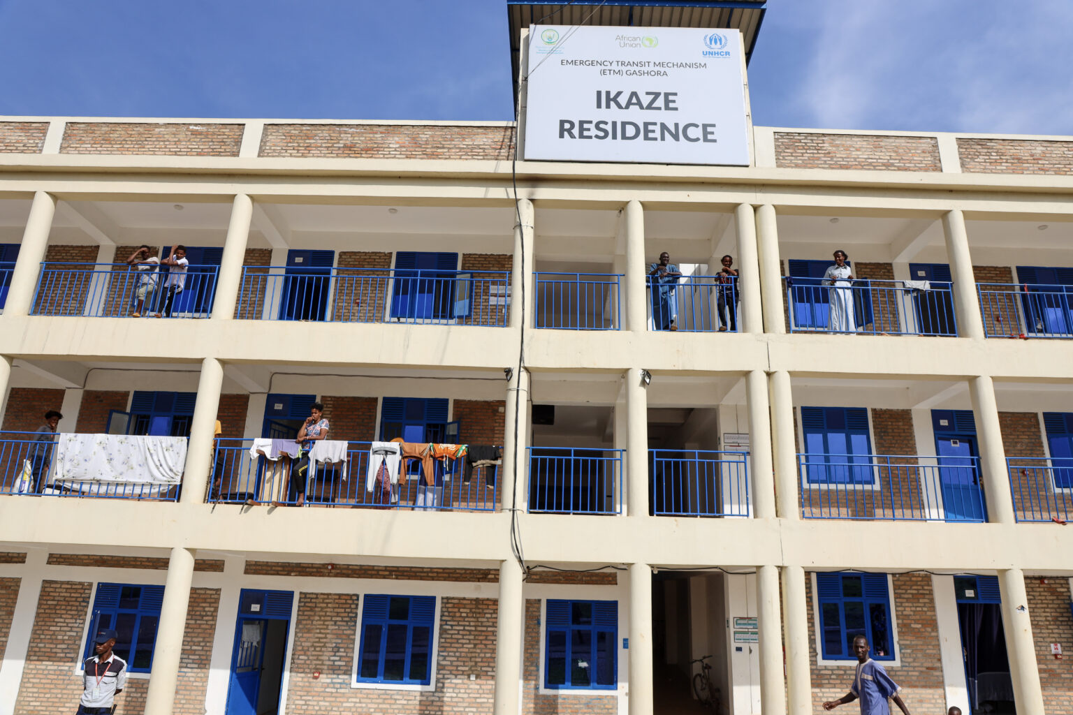 The Ikaze accommodation block can host 360 refugees and asylum seekers at the ETM