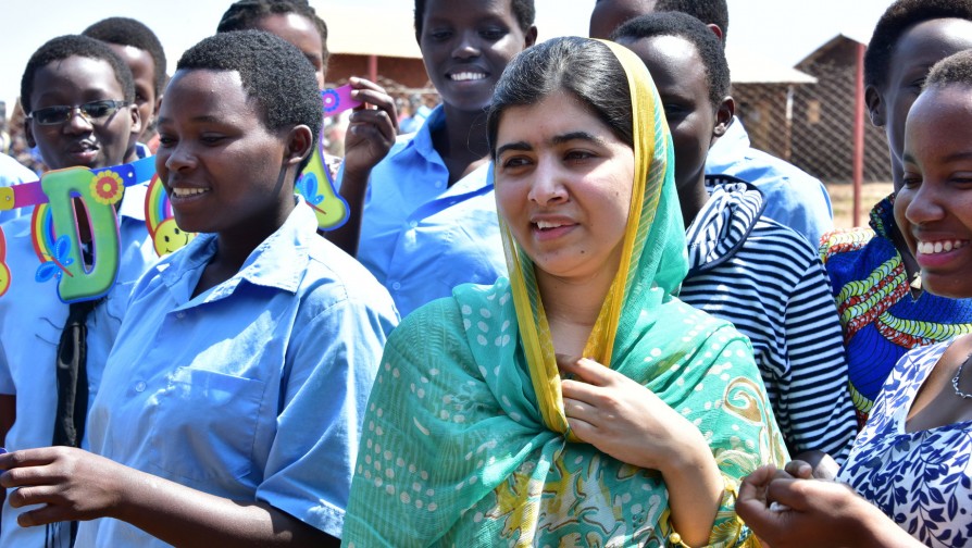 Burundian refugee girls celebrates Malala's 19th Birthday with songs [Photo/ UNHCR - Shaban Masengesho]