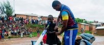 Guinness World Record holder and Captain of Rwanda’s National Cricket Team brings the new sport of cricket to refugee camps in Rwanda