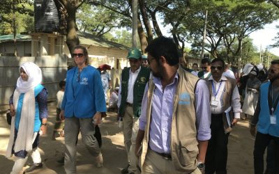 مفوضية اللاجئين ومركز الملك سلمان يختتمان زيارة ميدانية للاطلاع على احتياجات اللاجئين الروهينغا في بنغلاديش