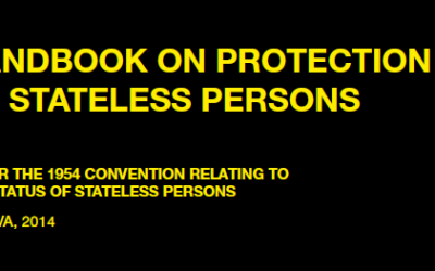 Handbook on Protection of Stateless Persons