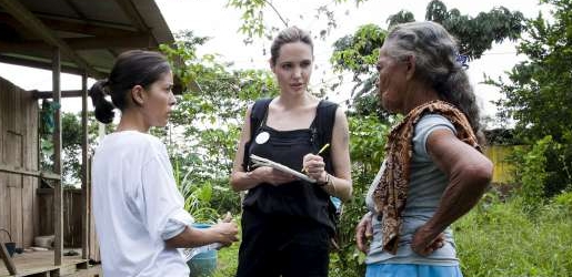 Angelina Jolie se je odpravila na svojo prvo misijo kot posebna odposlanka UNHCR