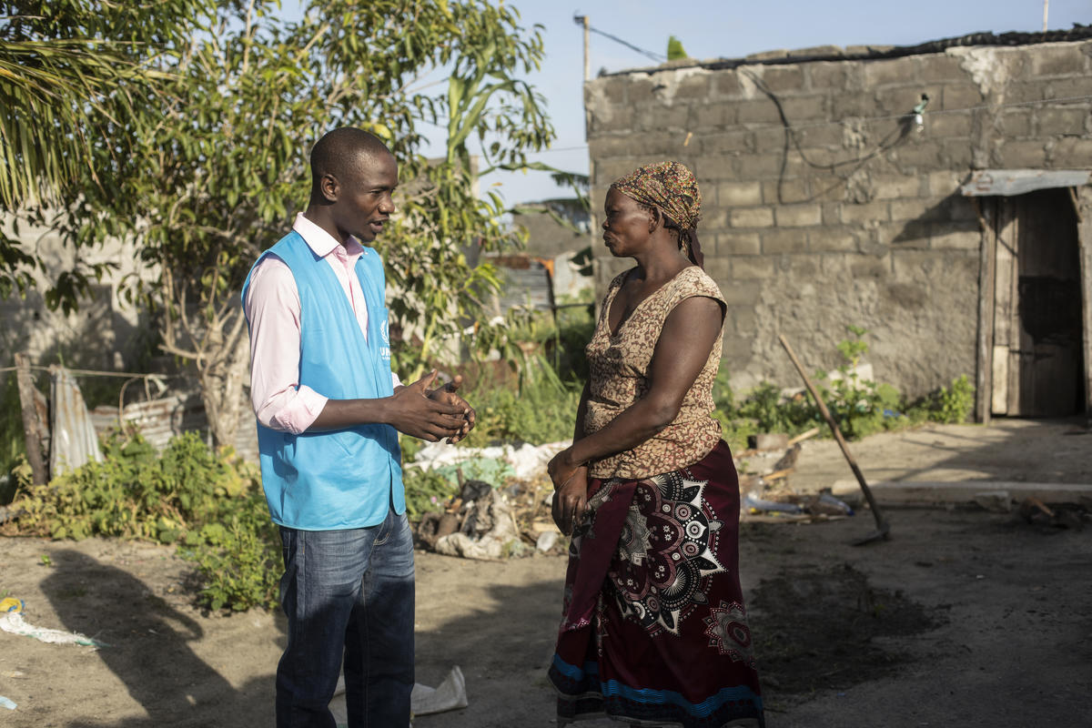 Mozambique. Portrait of UNHCR driver Luis Jose Faife