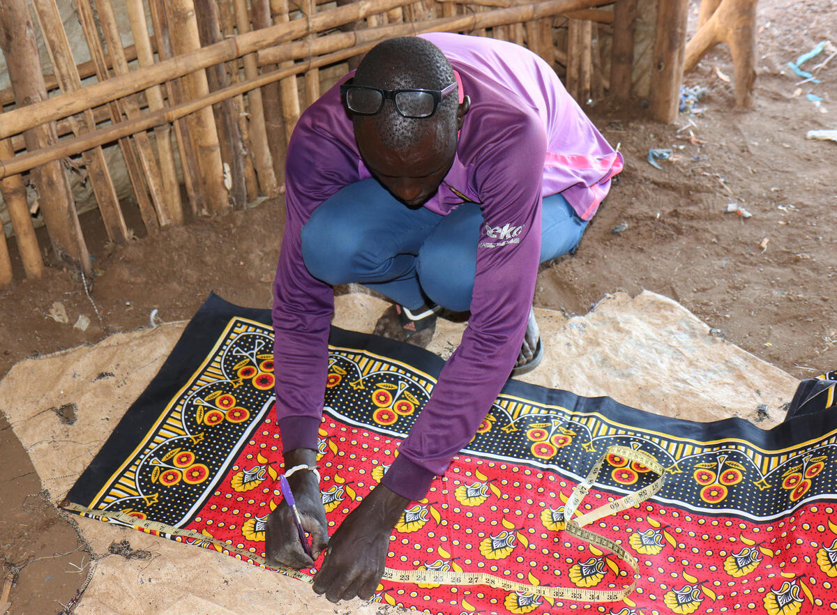 Ethiopia. Refugee tailor