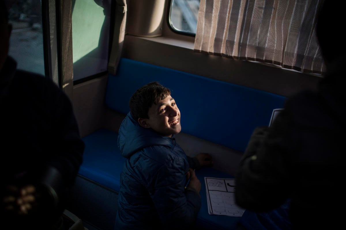 Lebanon. The Fun Bus: fight against child labor