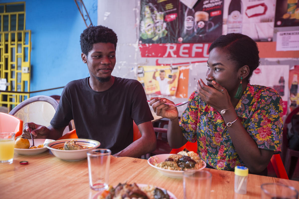 Côte d'Ivoire. Award winning graphic designer produces solidarity emoji in partnership with UNHCR for World Refugee Day