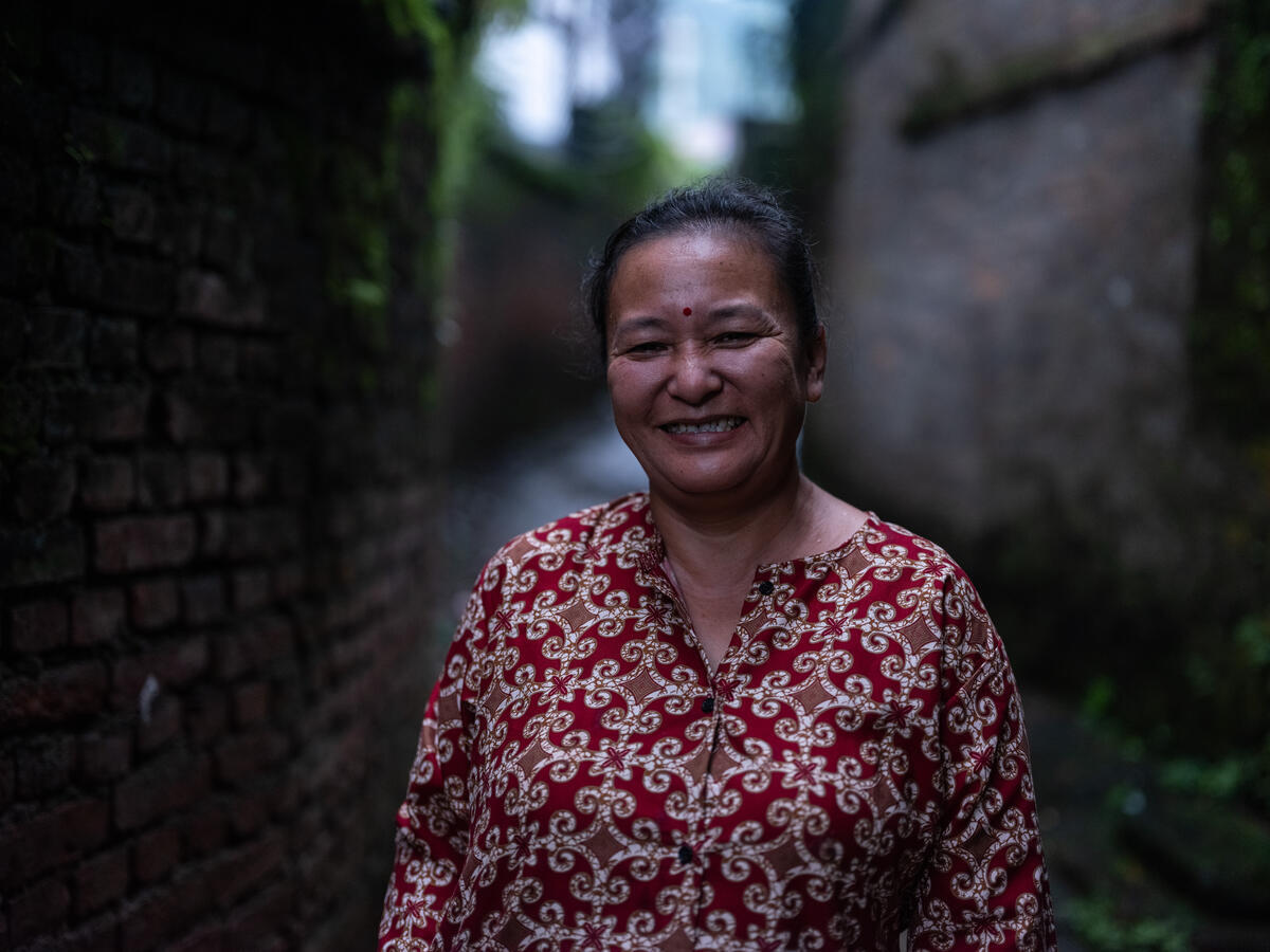 Deepti Gurung poses for a photograph