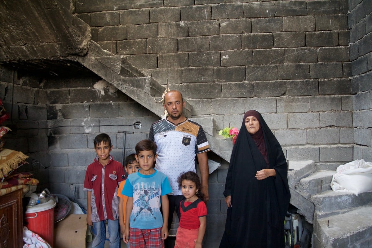 Iraq. Helping returnee families in Falluja