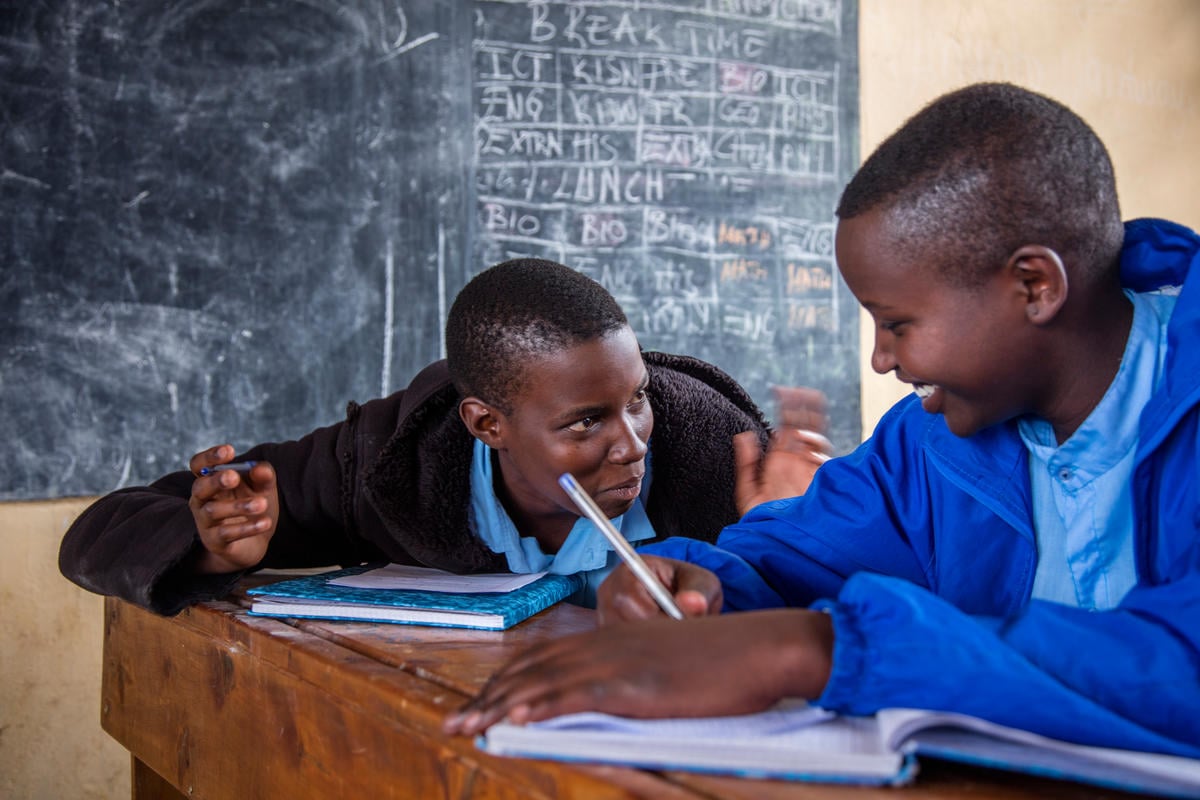 Rwanda. The school striving to give Burundian girls an education