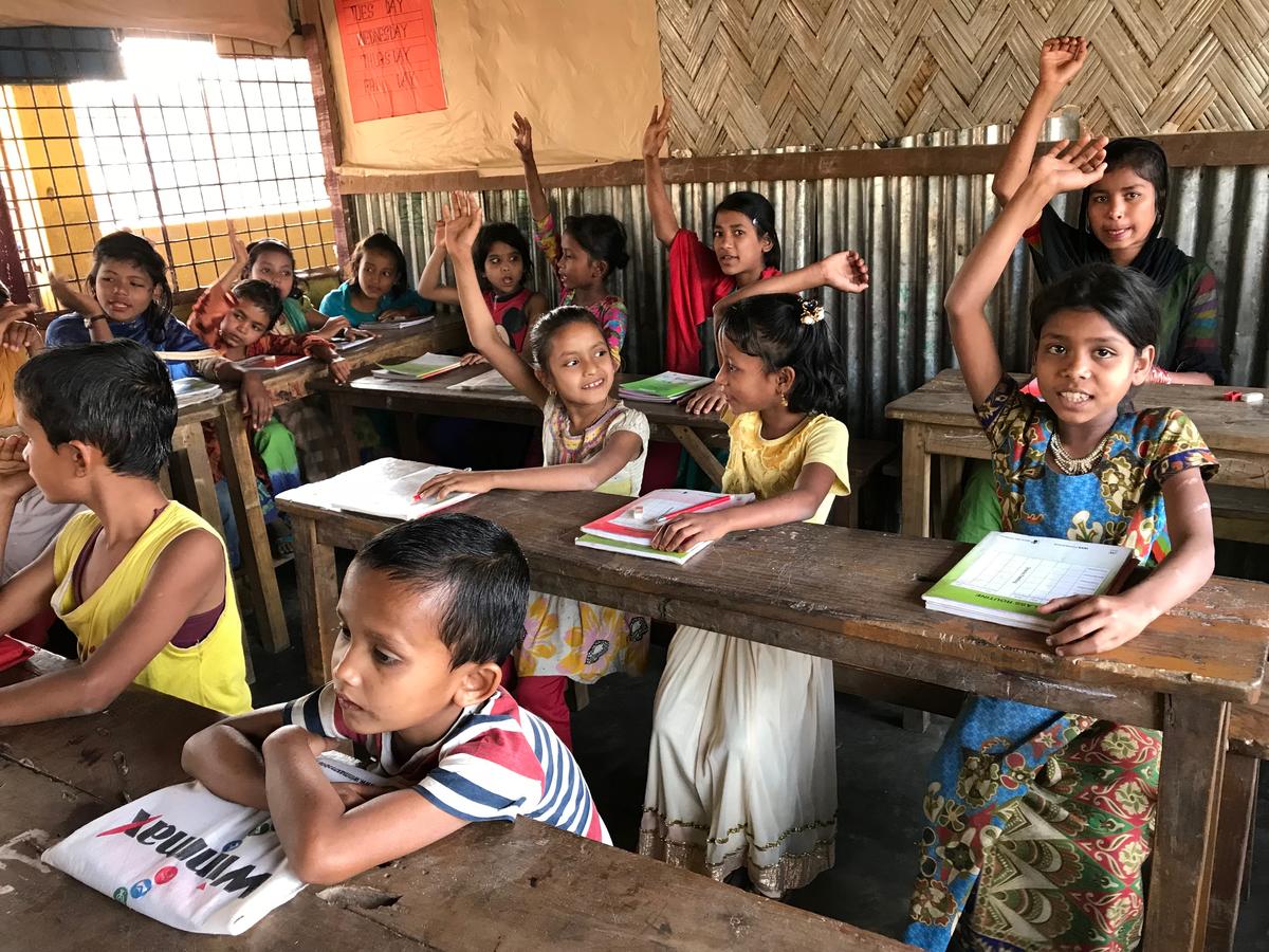 Bangladesh. Rohingya refugee girls education