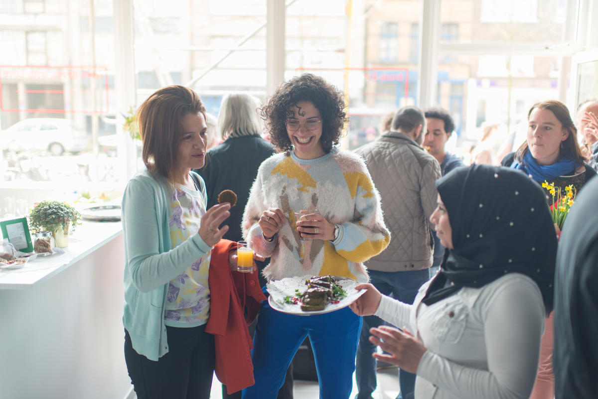 Belgium. Entrepreneur refugee brings Syrian cuisine to the heart of Europe