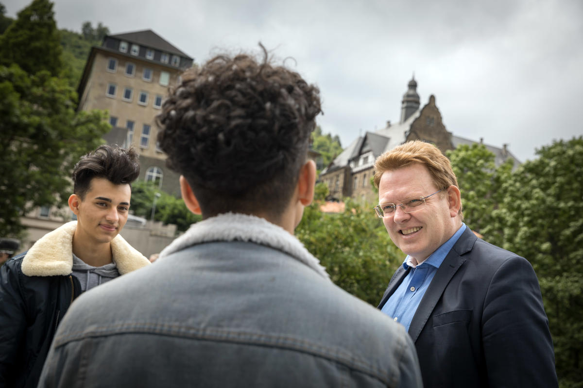 Germany. Mayor Hollstein has worked tirelessly to welcome newcomers into his town of Altena. It's an achievement which has seen him nominated for the UNHCR Nansen Refugee Award.