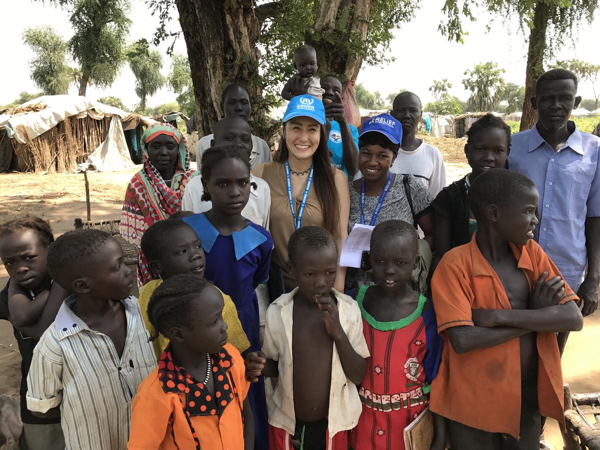 South Sudan. Meeting refugees at Doro camp
