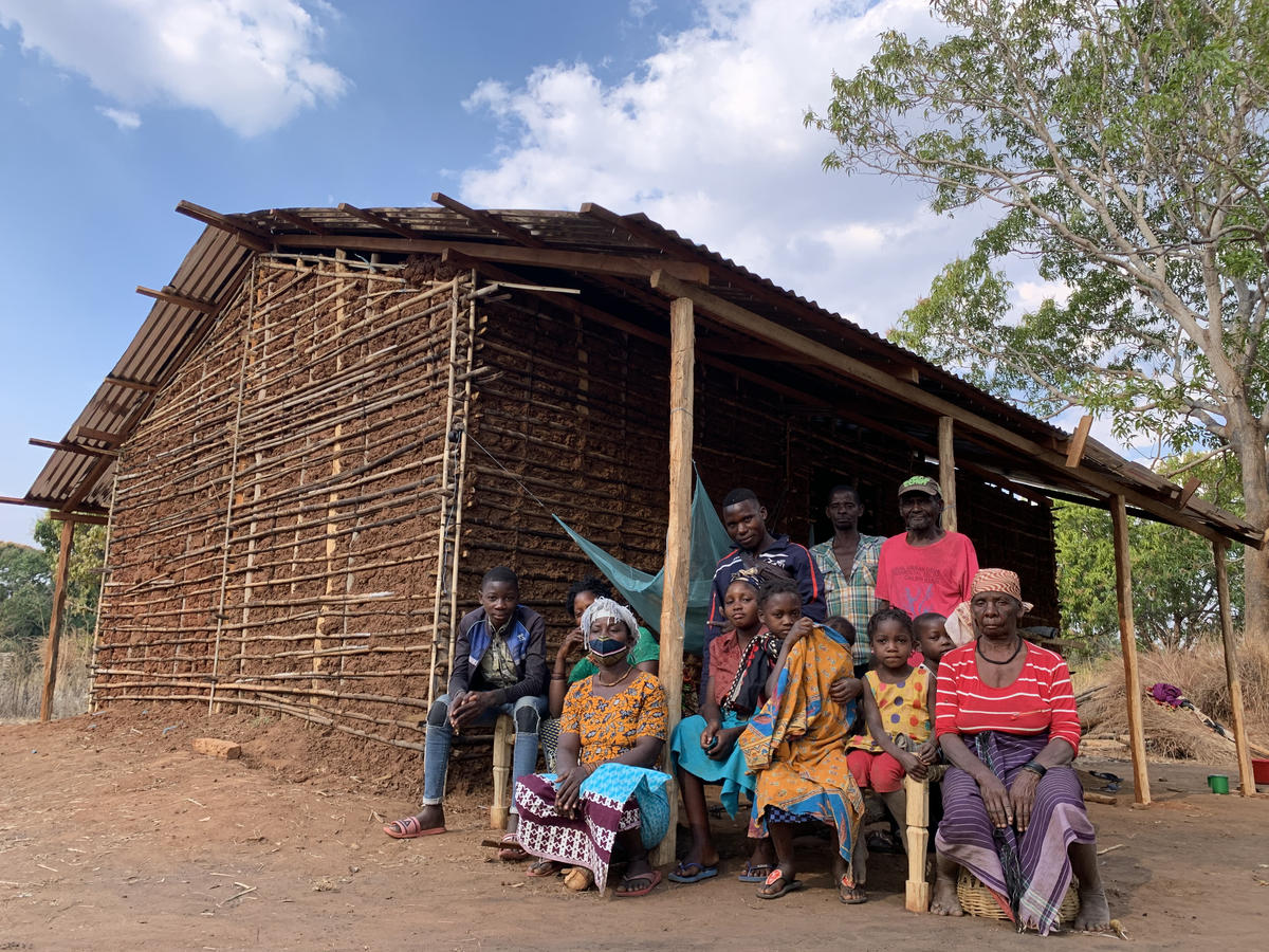 Mozambique. Families displaced by extremist violence in Cabo Delgado