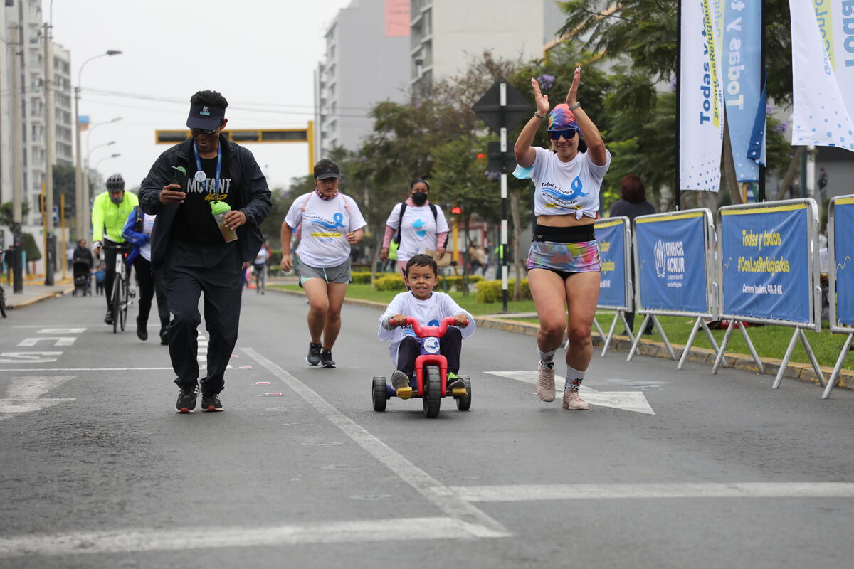 Peru. Great Inclusive Race for World Refugee Day 2022
