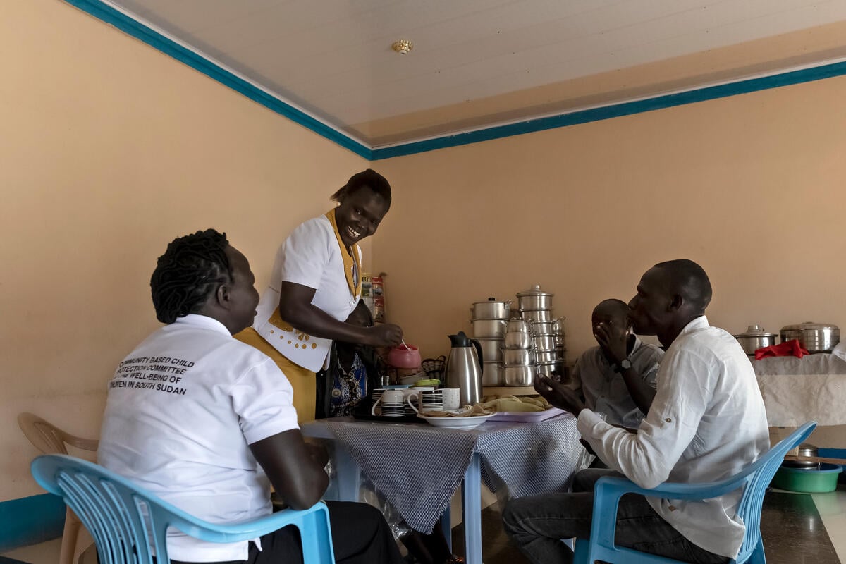 South Sudan. With the social impact of conflict weighing on families whose men had left to fight in a war, women in Magwi village affected by the absence of their male protectors and providers rose together to counter the situation and fight to preserve their families.