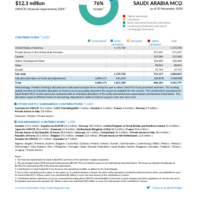 Saudi Arabia MCO Funding Update - 2024