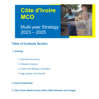 Côte d_Ivoire Multi-Country Office - Strategy 2023 – 2025.pdf