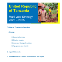 United Republic of Tanzania - Strategy 2023 – 2025.pdf