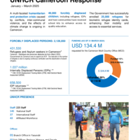 Cameroon: Factsheet - January - March 2025