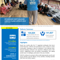 Myanmar Earthquake: Flash update #14