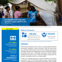Myanmar Earthquake: Flash update #15