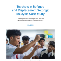 Teachers in refugee and displacement settings: Malaysia case study