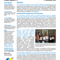 Romania: operational update - 17 November 2025