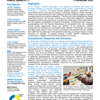 Romania operational update - 3 November 2025