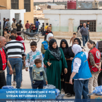 UNHCR cash assistance for Syrian returnees 2025